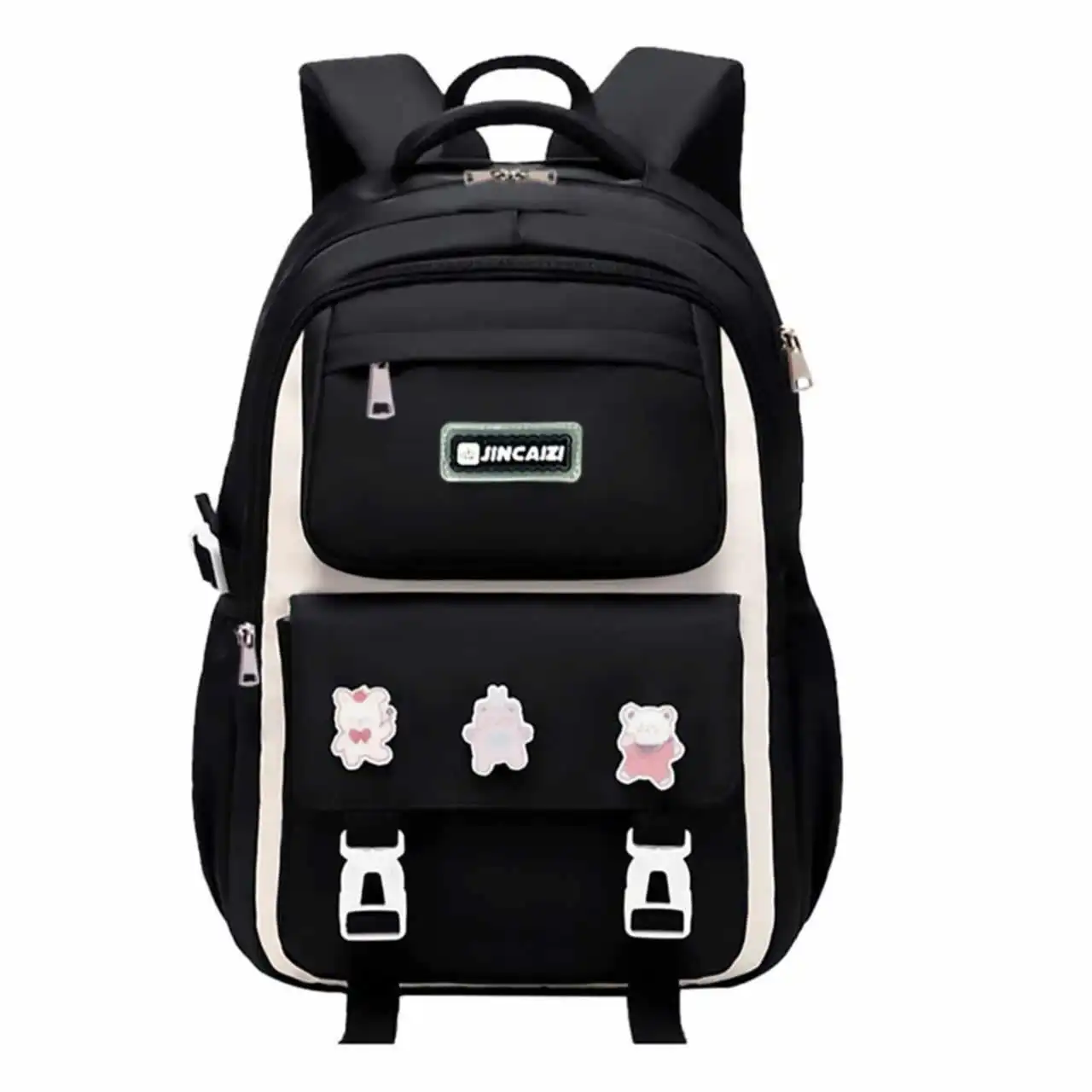 Kids Backpack Children School Bag Waterproof Schoolbag (Black)