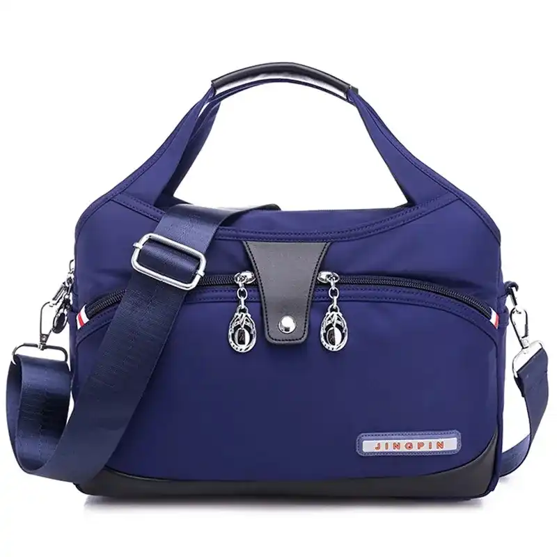 Large Capacity Waterproof Anti-theft Fashion Bag (Blue)