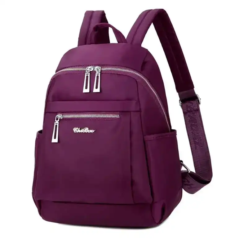 Durable Waterproof Casual Shoulder Backpack (Purple