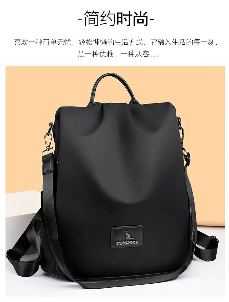 Waterproff Tote Bag Forth Series (Black)
