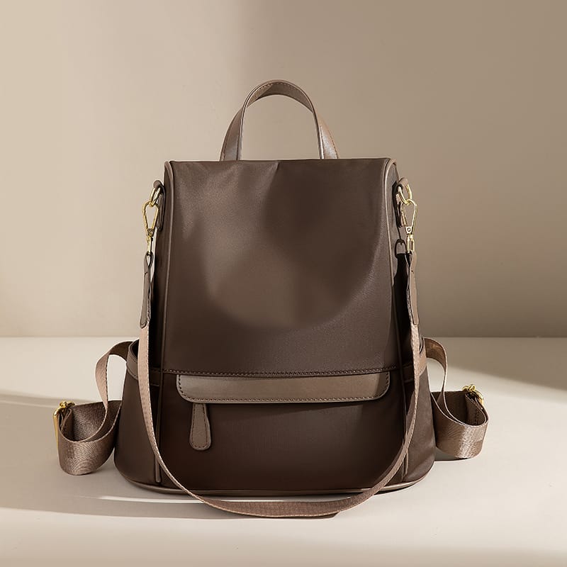 Waterproff Anti Thift Tote Bag Second Series (Coffee)